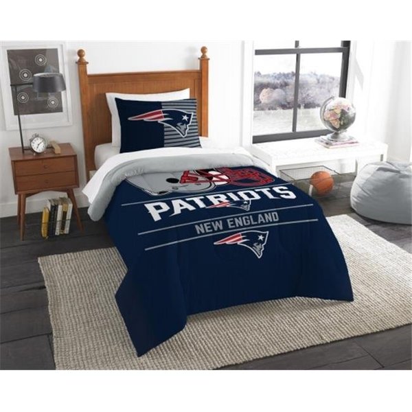 The North West Company The Northwest 1NFL862000076RET NFL 862 Patriots Draft Comforter Set; Twin 1NFL862000076EDC